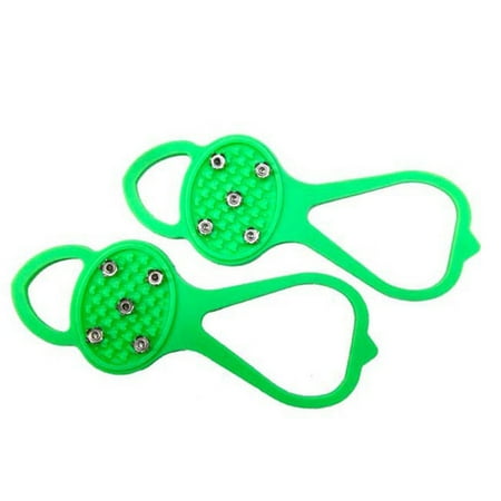 

Universal Non-Slip Gripper Spikes Durable Cleats with Good Elasticity Universal Non-Slip Durable Cleats with Good Elasticity Ice Fishing Walking Supply Gripper Spikes for All Type of Shoes M Green