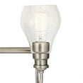 thumbnail image 3 of 45393NI Kichler Lighting Greeier - 4 Light Bath Vanity Approved for Damp Locations - with Transitional inspirations - 10.25 inches tall by 33.25, 3 of 4