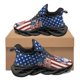 thumbnail image 1 of Zapatos vulcanizados unisex con diseño de medalla de la bandera de Estados Unidos, para otoño e invierno, con amortiguación, antideslizantes, clásicos para caminar., 1 of 6