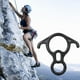 thumbnail image 3 of Dispositivo de aseguramiento con descensor figura 8 de 50KN para pico de escalada en roca YUNYI BRAND Deportes, 3 of 8