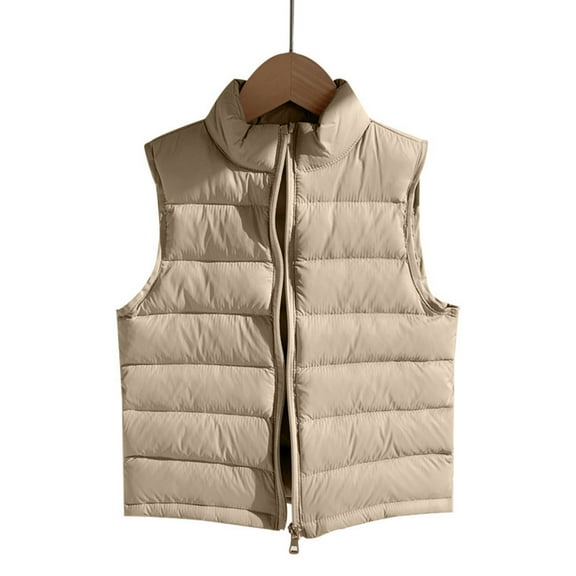 WOYY Toddler Boys Vest Lightweight Sleeveless Winter Jacket Windproof Zipper Outerwear