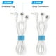 thumbnail image 3 of Cables de electrodos de repuesto blindados Belifu de 2,35 mm para TENS, conexión estándar, cable de 3,5 mm con cierre a presión para estimulador muscular TENS EMS (paquete de 2), 3 of 5