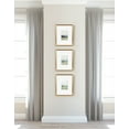 thumbnail image 3 of Kate and Laurel Adlynn Decorative Rectangle Watercolor Framed Art Set of 3, 11 x 14 matted to 5 x 7, Gold, Vintage Three-Piece Framed Wall Art for Gallery Wall Frame Set in Living Room Wall Decor, 3 of 9