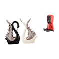 thumbnail image 1 of Elegante Figura De Cisne Moai, Escultura De Resina Cerámica Para Escritorio, Estantería De Aniversario Y Dormitorio, Colección De Adornos Retro., 1 of 8
