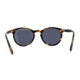 thumbnail image 2 of Mens Polarized Iconic Keyhole Horn Rim Hipster Sunglasses Matte Tortoise Black, 2 of 4