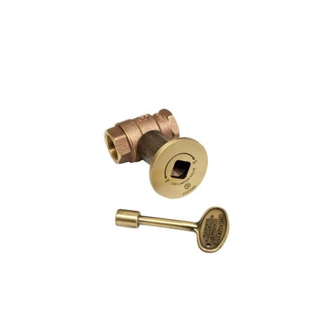 Hpc 3 4 Straight Gas Fire Pit Valve Kit Antique Brass Flange Key