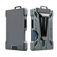 thumbnail image 3 of Men's Wallet Ultra-thin Aluminum Alloy Money Clip Credit Card Holder Metal Black, 3 of 4