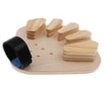 thumbnail image 1 of Tablero Separado Diseñado De Madera Del Finger Del Dispositivo De Corrección METRO Zulema Tablilla separadora de dedos, 1 of 8