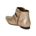 thumbnail image 3 of Breckelle Astro-11 New Women Metallic Leatherette Pointy Toe Buckle Ankle Bootie, 3 of 5