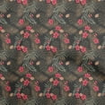 thumbnail image 1 of oneOone Polyester Spandex Black Fabric Tropical Dress Material Fabric Print Fabric By The Yard 56 Inch Wide, 1 of 5