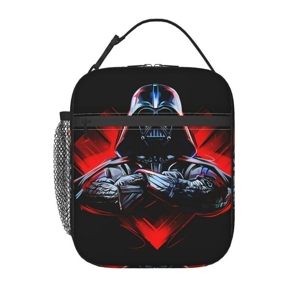 Reusable Lunch Bags Insulated Lunch Box Durable Darth Vader For Office Work Picnic Travel Zipper Lunch Tote Bag