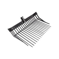 CintBllTer Manure Fork Head, Black