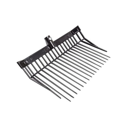 CintBllTer Manure Fork Head, Black