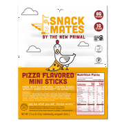 The New Primal Snack Mates Chicken, Pizza Stick, 5-Pack