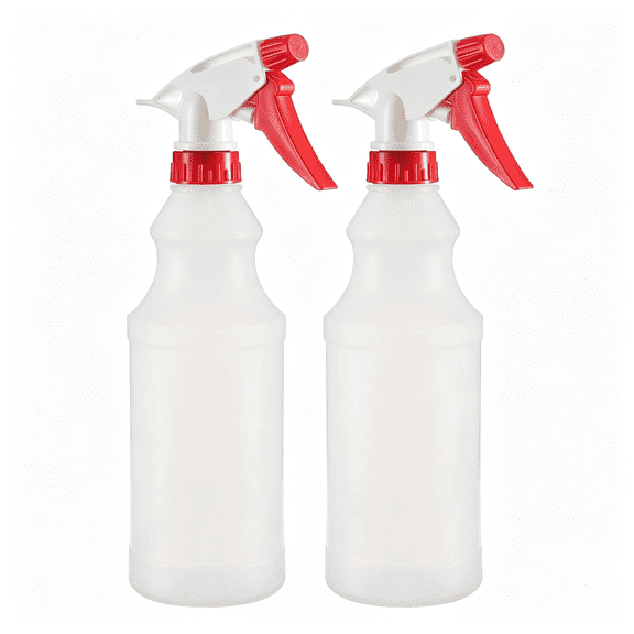 ACDANC Plastic Spray Bottle (2 Pack)-16Oz Empty Spray Bottles for Cleaning,Gardening&Grilling-Leakproof&Adjustable Nozzle Water Spray Bottle-Heavy Duty&Bpa Free Plastic Spray Bottles