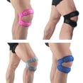 thumbnail image 2 of Adjustable Sport Knee Wrap Protector Protective Knee Support Brace Strap Band for Basketball Volleyball Running, 2 of 6