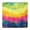 Colorful Tie Dye, variant on Colorful Tie Dye Pattern Square Fitted Tablecloth with Elastic Edge,Square Table Cover,Washable Elastic Table Cover for Home Kitchen Party Decor 34"x34"