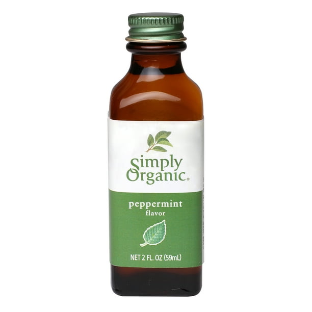Simply Organic Peppermint Flavor Certified Organic 2 oz. bottle