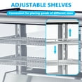 thumbnail image 3 of CazToi 8.13 Cu Ft Commercial Glass Door Refrigerator with LED Lights and Smart Temperature Control for Cafe Restaurant, 3 of 7