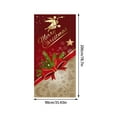 thumbnail image 3 of LanSuare Christmas Decorations Christmas Door Cover, Xmas Gift Box Bow Background Banner, Door Hanging Covers Photo Booth Props for Winter Party Decorations, 35x79Inch, 3 of 8