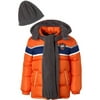 iXtreme Boys Colorblock Puffer Jacket, Including Free Gift With Purchase
