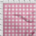 thumbnail image 2 of oneOone Cotton Poplin Twill Pink Fabric Gingham Check Fabric For Sewing Printed Craft Fabric By The Yard 56 Inches Wide, 2 of 2
