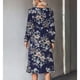 thumbnail image 3 of Vestido Floral De Manga Larga, Vestido Floral Suave Para Mujer Para Ir De Compras, 3 of 7