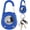 Blue, variant on Case for Airtag Keychain Holder with Carabiner,IPX8 Waterproof Ultra Hard PC Material Upgrade Waterproof Scratch-Resistant Clear Window,Car Keychain for Apple Air Tag 2nd Gen (2026) &1st Gen(White)