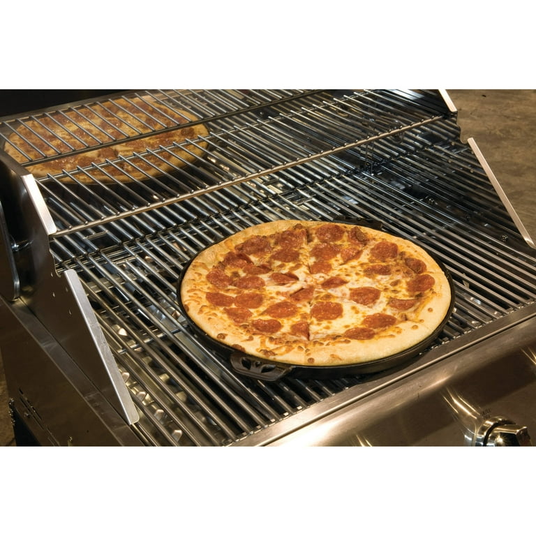 Signature 14-Inch Cast Iron Pizza Pan - BBQ-CIPP : BBQGuys