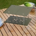 thumbnail image 1 of Mesa de camping Colamx compacta plegable para barbacoa patio picnic verde, 1 of 8