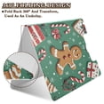 thumbnail image 2 of FORMRS A4 Clipboard Folder with Pen Holder Horizontal Foldable School Office Binder, Christmas Gingerbread, 2 of 9