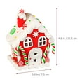 thumbnail image 2 of 2pcs Christmas Candy House Lighted Gingerbread House Tabletop Decor Christmas Gift, 2 of 7