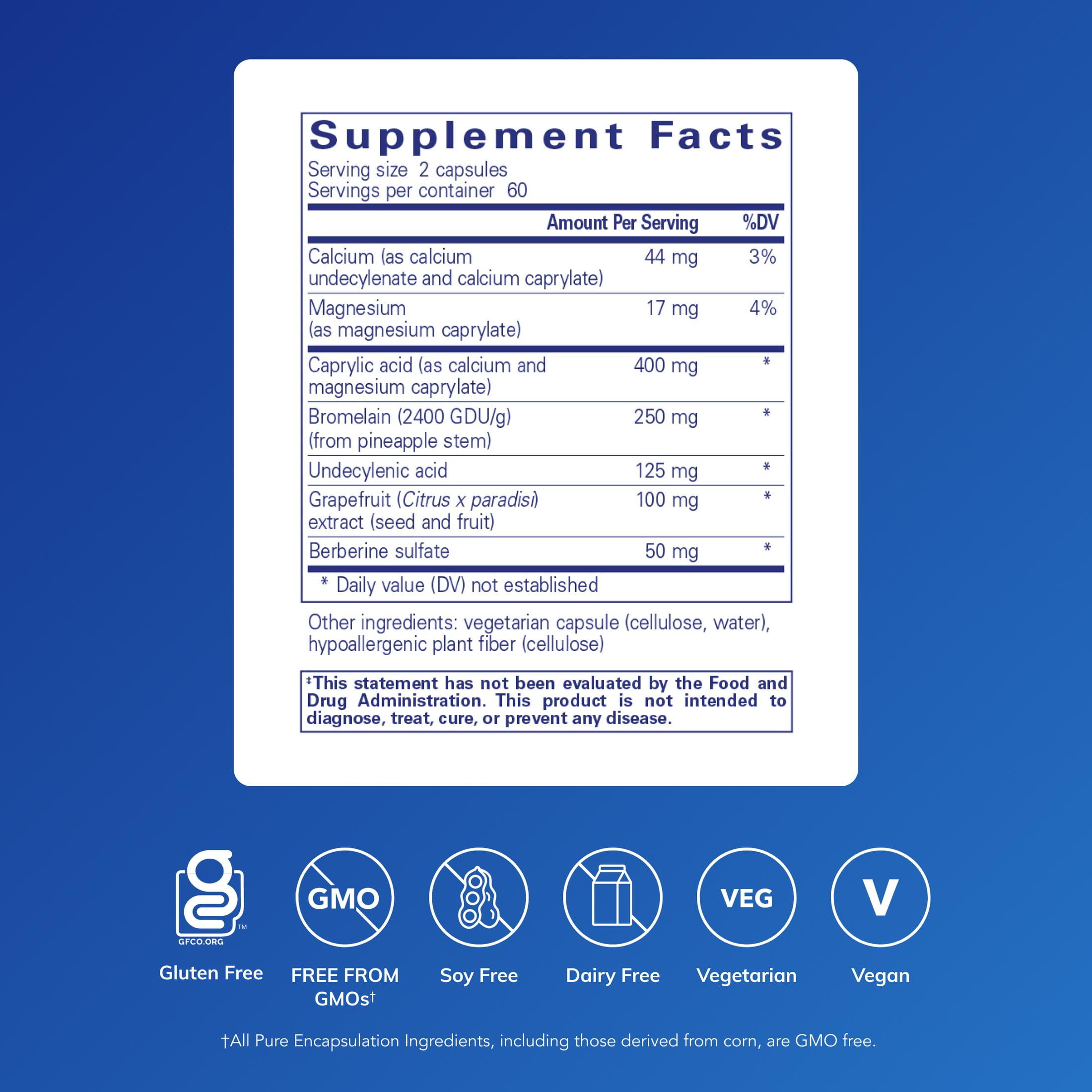Pure Encapsulations A.C. Formula II | Hypoallergenic Dietary Supplement to Promote Healthy Balance* | 120 Capsules