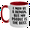 White/Red, variant on Funny Poodle Dog Lover Gifts: I May Be A Human, But My Poodle Is The Boss Two Tone Coffee Mug for Her on Mother's Day, Perfect Unique Present for Poodle Dog Mom from You