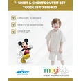 thumbnail image 3 of Disney Mickey Mouse Toddler Boys' Loop Terry 2-Piece T-Shirt and Shorts Set Mickey Mouse Birch, 3 of 6