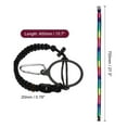 thumbnail image 2 of Mango de paracord, correa para botella de agua, cordón de tapa de paracord, negro/blanco, 2 of 6