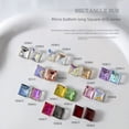 thumbnail image 2 of 10 piezas de arte de uñas de diamante rectangular, diamante de ángulo recto, diamante de azúcar cuadrado, diamante de punta micro, pila de diamantes, decoraciones de uñas de color luz de luna, 2 of 5