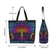 thumbnail image 5 of Balery Indian Mandalas Dragonfly Bolsa Tote Estilo Estético con Cremalleras, Bolsa de Hombro, Bolsa de Compras Grande y Plegable, 5 of 8