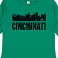 thumbnail image 4 of Inktastic Cincinnati Skyline Grunge Boys or Girls Long Sleeve Toddler T-Shirt, 4 of 5