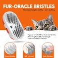 thumbnail image 4 of Cepillo de vapor Groomiez Cat para perder pelo con aerosol nebulizador, recargable por USB, 4 of 7