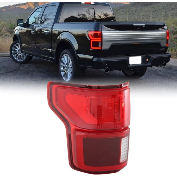 LABLT Driver Side Tail Light w/Blind Spot FO2800268 Replacement for Ford F150 2018-2020 Rear Brake Tail Lamp