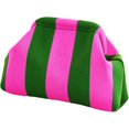 thumbnail image 1 of LHSHID Evening Bag Clutch Purses for Women Beach Woven Crochet Handbag Dumpling Clutch Ruched Cloud Purse colorblock bag, 1 of 6
