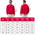 thumbnail image 4 of Pepypepy Men’s Cotton Crewneck Pullover – Lightweight Long Sleeve Sweatshirt in Solid Colors, S-XXL, 4 of 6