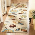 thumbnail image 3 of SAFAVIEH Blossom Marielle Floral Wool Area Rug, Beige/Multi, 6' x 6' Round, 3 of 10