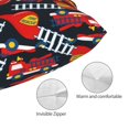 thumbnail image 5 of Salouo Fire Rescue With Red Helmet And Truck Pattern Pillow Cases,1PC Pillow Covers with Envelope Closure Decorative Pillow Case for Bed Couch,Pillows Not Included-, 5 of 6
