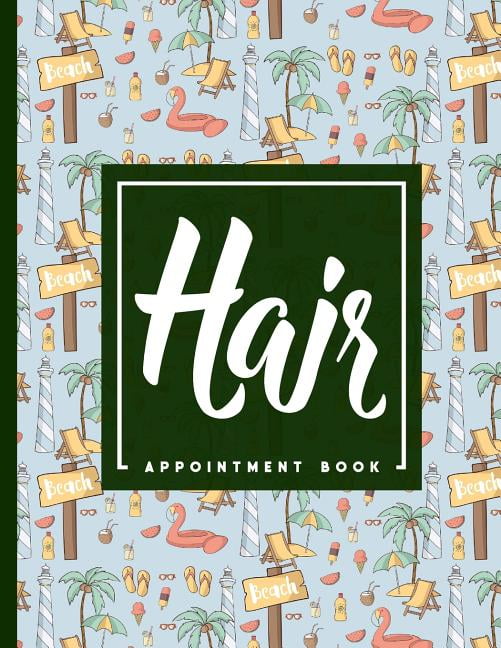 Hair Appointment Book 4 Columns Appointment Notepad, Blank Appointment