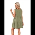 thumbnail image 1 of Minivestido Sin Mangas Gris Verdoso XL, 1 of 7