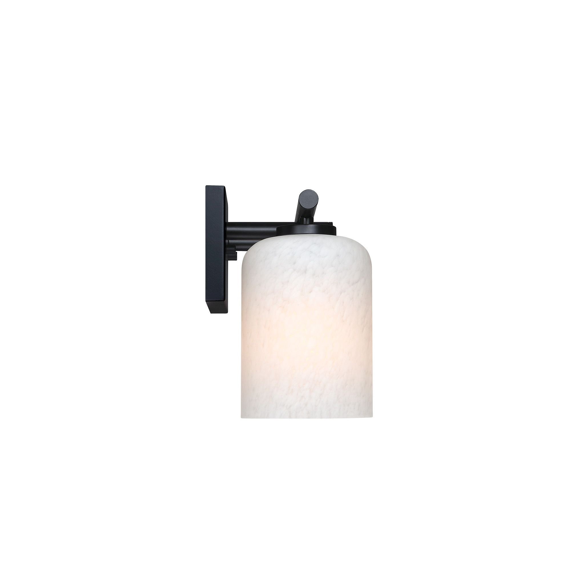 Bluestone Ridge 16 in. 2-Light Matte Black Vanity Wall Light for Bathrooms