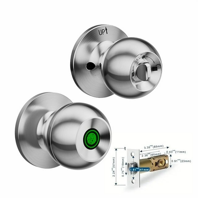 Biometric Fingerprint Smart Door Lock Electronic Lock Keyless Security Door Entry Home House Apartment ,Easy to Use