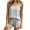 Gray, variant on Tqcoqu Women's Floral Modal 2 Piece Pajama Set, Round Neck Sleeveless Tank Top & Elastic Waist Lettuce Trim Shorts, Soft Summer Loungewear Sleepwear Outfit Set for Women,Green Women's L-XXL